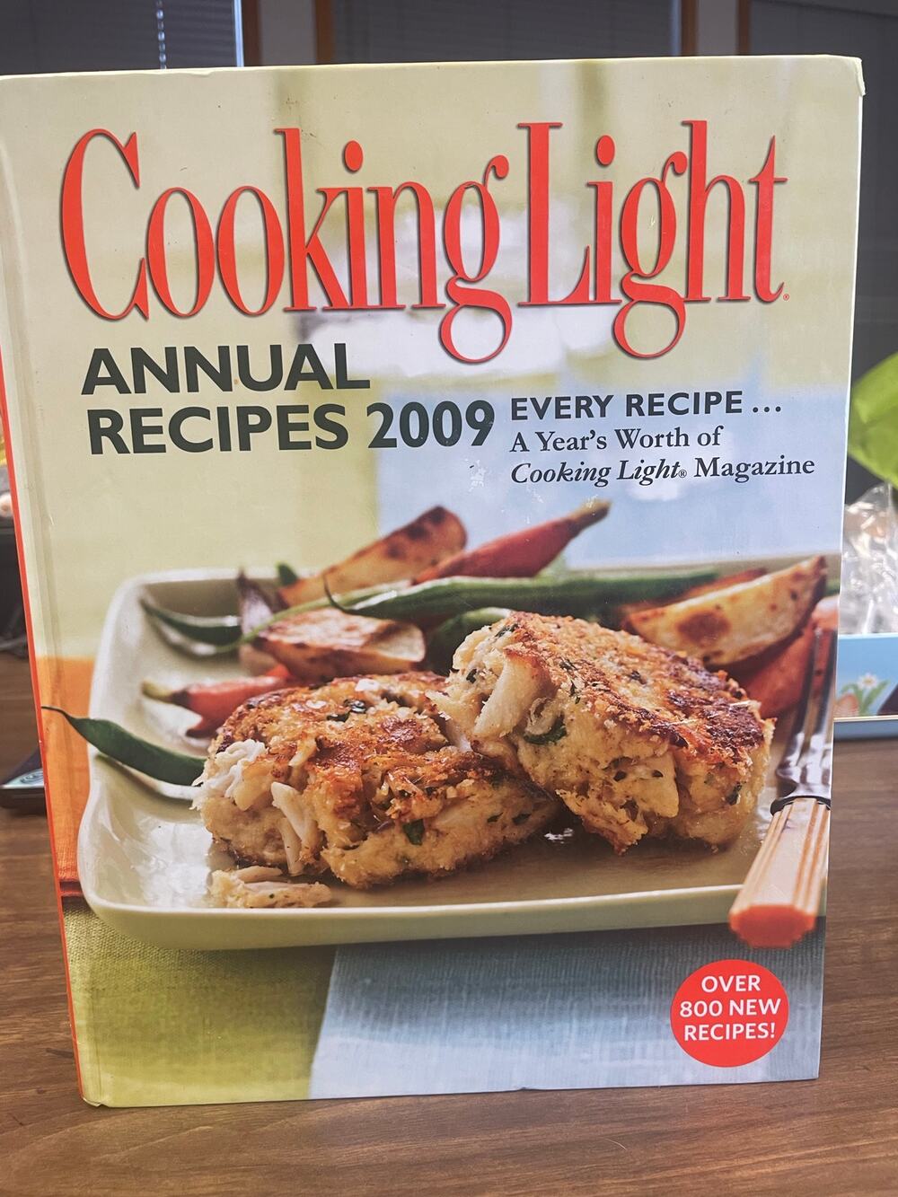 Cooking Light Annual Recipes 2009 – Hardcover Cookbook – Every Recipe from 2008